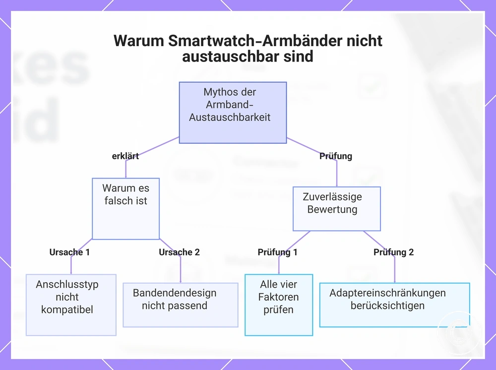 Warum Smartwatch-Armbänder nicht austauschbar sind