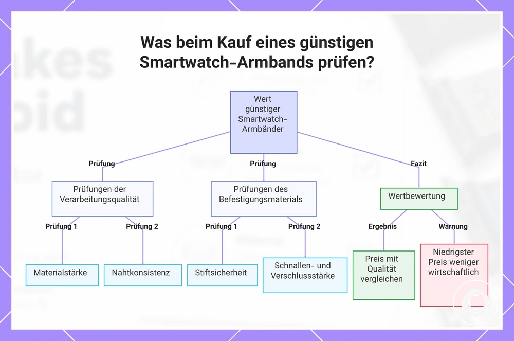 Was beim Kauf eines günstigen Smartwatch-Armbands prüfen?