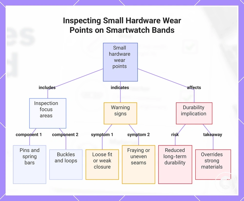 Inspecting Small Hardware Wear Points on Smartwatch Bands