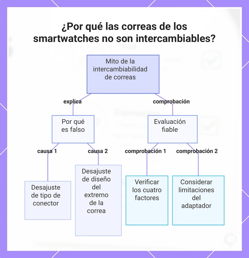 ¿Por qué las correas de los smartwatches no son intercambiables?