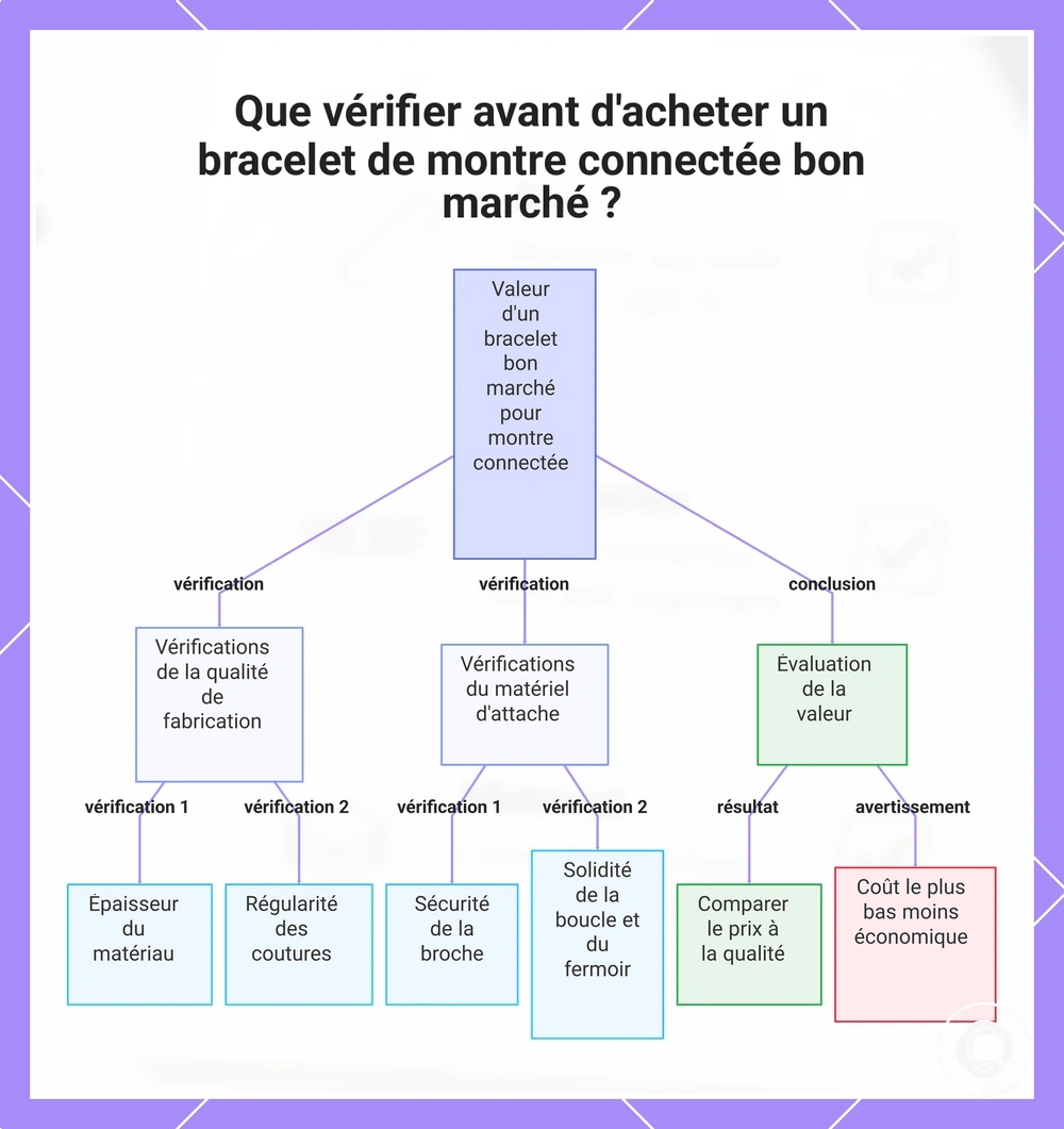 Que vérifier avant d'acheter un bracelet de montre connectée bon marché ?