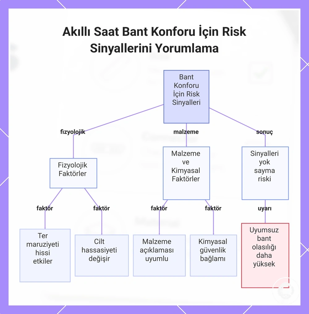 Akıllı Saat Bant Konforu İçin Risk Sinyallerini Yorumlama