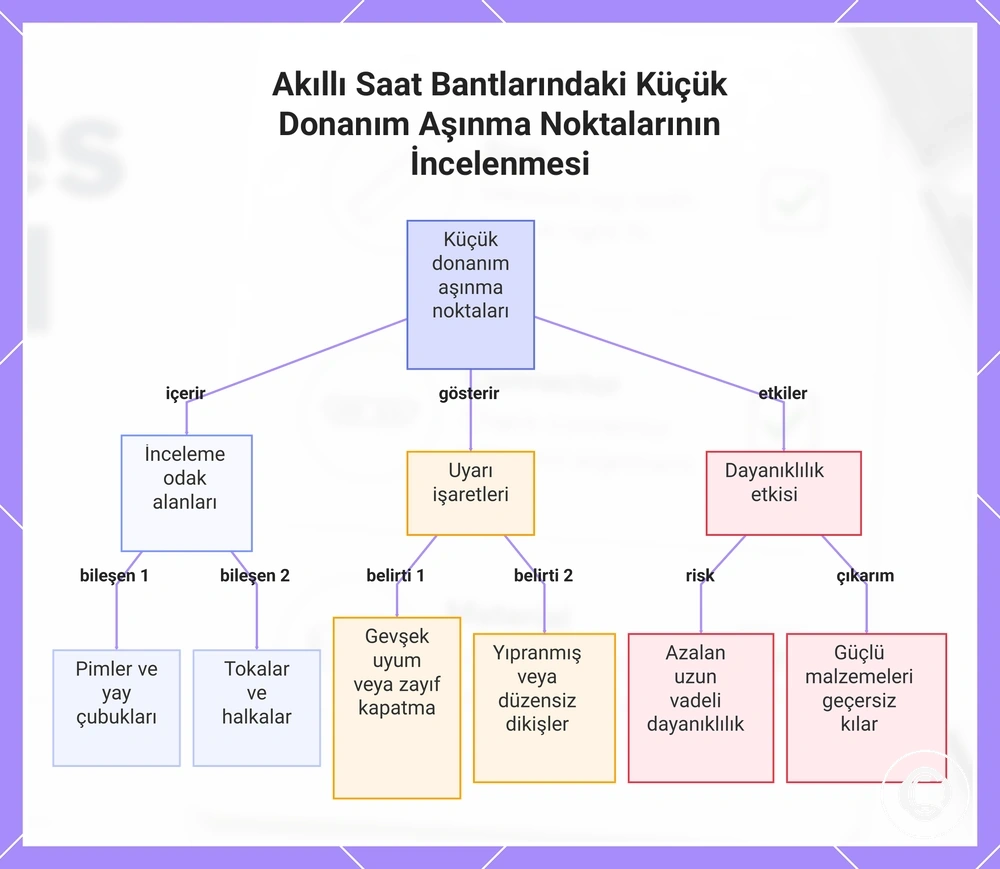 Akıllı Saat Bantlarındaki Küçük Donanım Aşınma Noktalarının İncelenmesi